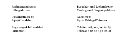 Ueber Tempress Vertriebs GmbH - About Tempress Vertiebs GmbH