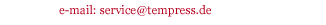 mailto:service@tempress.de